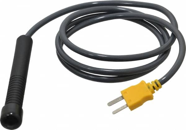 Fluke - 32 to 500°F, Surface, Thermocouple Probe - Exact Tooling