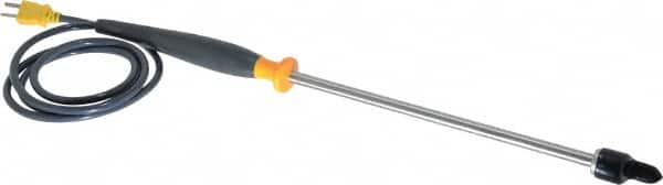 Fluke - -320 to 1112°F, K Ruggedized Surface, Thermocouple Probe - Exact Tooling
