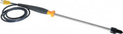 Fluke - -320 to 1112°F, K Ruggedized Surface, Thermocouple Probe - Exact Tooling