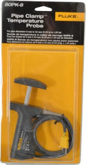 Fluke - -20 to 300°F, Pipeclamp, Thermocouple Probe - Exact Tooling