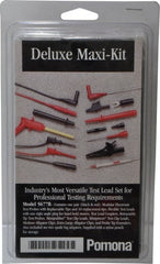 Pomona - Electrical Test Equipment Leads Set - Use with Digital Multimeters - Exact Tooling