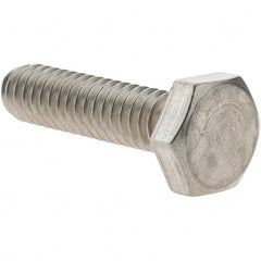 APM HEXSEAL - 1/4-20, Grade 18-8 Stainless Steel, Self Sealing Hex Bolt - Passivated, 2-1/2" Length Under Head, Silicone O Ring, UNC Thread - Exact Tooling