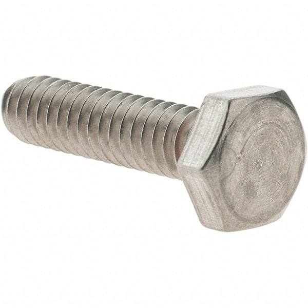 APM HEXSEAL - 3/8-16, Grade 18-8 Stainless Steel, Self Sealing Hex Bolt - Passivated, 1-1/2" Length Under Head, Silicone O Ring, UNC Thread - Exact Tooling