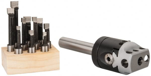 Value Collection - 2 Inch Body Diameter, Manual Offset Boring Head - Integral Shank, Straight Shank - Exact Tooling