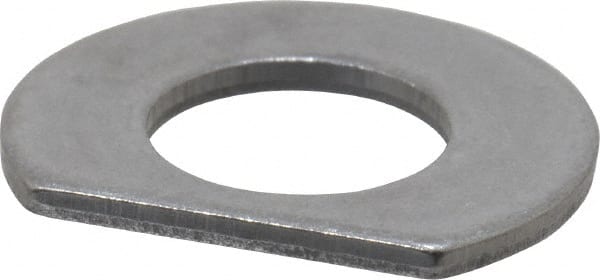 Made in USA - 3/8" Screw Size, 0.444" ID, 1008/1010 Steel Clipped Washer - 0.439 to 0.449" ID, 0.864 to 0.884" OD, 0.055 to 0.065" Thickness, Uncoated - Exact Tooling