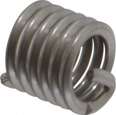 Recoil - #12-24 UNC, 0.324" OAL, Free Running Helical Insert - 6 Free Coils, Tanged, Stainless Steel, 1-1/2D Insert Length - Exact Tooling