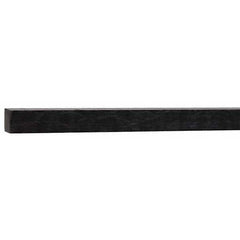 Made in USA - 4' x 5/8" x 5/8" Black Acetal Square Bar - Exact Tooling