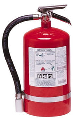 Kidde - 11 Lb, 1-A:10-B:C Rated, Halotron Fire Extinguisher - 7-1/4" Diam x 16.18" High, 125 psi, 15' Discharge in 11 sec, Steel Cylinder - Exact Tooling