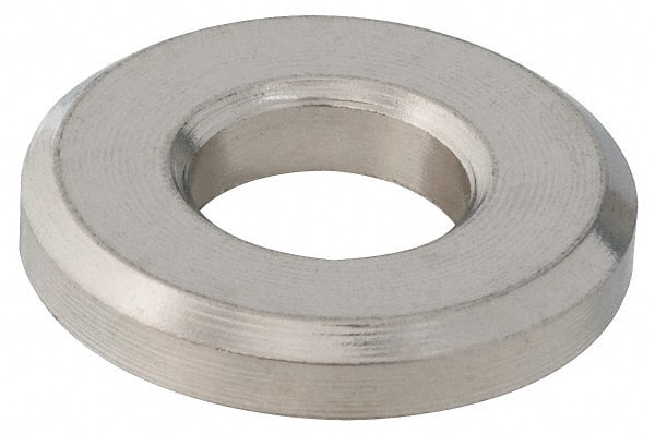 Gibraltar - 1-1/4" Screw, Grade 18-8 Stainless Steel Beveled Round Flat Washer - 1-9/32" ID x 2-1/4" OD, 5/16" Thick - Exact Tooling