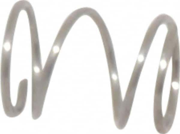 Value Collection - 0.18" OD, 0.016" Wire, 1/4" Free Length, Music Wire Compression Stock Springs Spring - 9.39 Lb Spring Rating - Exact Tooling