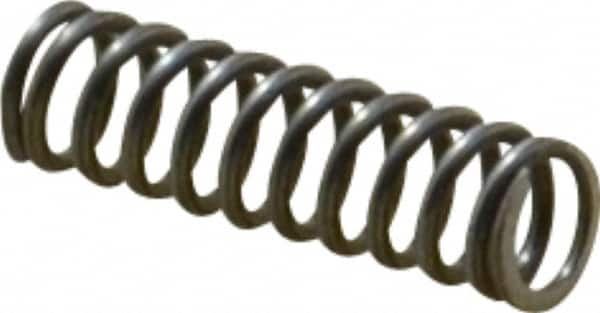 Value Collection - 0.18" OD, 0.026" Wire, 5/8" Free Length, Music Wire Compression Stock Springs Spring - 17.81 Lb Spring Rating - Exact Tooling