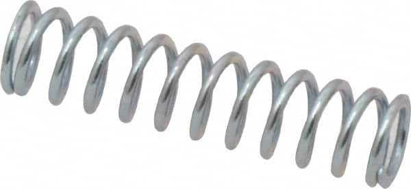 Value Collection - 0.36" OD, 0.047" Wire, 1-1/2" Free Length, Music Wire Compression Stock Springs Spring - 17.94 Lb Spring Rating - Exact Tooling