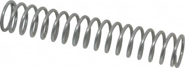 Value Collection - 0.72" OD, 0.072" Wire, 4" Free Length, Music Wire Compression Stock Springs Spring - 9.13 Lb Spring Rating - Exact Tooling