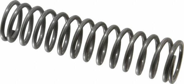 Value Collection - 0.72" OD, 0.08" Wire, 3" Free Length, Music Wire Compression Stock Springs Spring - 18.14 Lb Spring Rating - Exact Tooling