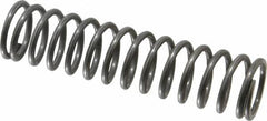 Value Collection - 0.72" OD, 0.08" Wire, 3" Free Length, Music Wire Compression Stock Springs Spring - 18.14 Lb Spring Rating - Exact Tooling