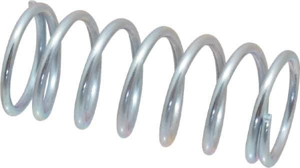 Value Collection - 0.85" OD, 0.08" Wire, 2" Free Length, Music Wire Compression Stock Springs Spring - 21.11 Lb Spring Rating - Exact Tooling