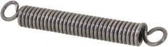 Made in USA - 1/8" OD, 4.76 Lb Max Load, 1.32" Max Ext Len, 0.023" Wire Diam Spring - 11.99 Lb/In Rating, 0.92 Lb Init Tension, 1" Free Length - Exact Tooling