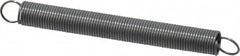 Made in USA - 1/4" OD, 3.4 Lb Max Load, 6.27" Max Ext Len, 0.026" Wire Diam Spring - 0.76 Lb/In Rating, 0.5 Lb Init Tension, 2-1/2" Free Length - Exact Tooling