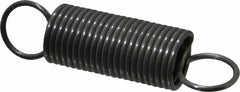 Made in USA - 5/8" OD, 15.96 Lb Max Load, 4.66" Max Ext Len, 0.062" Wire Diam Spring - 6.21 Lb/In Rating, 2.5 Lb Init Tension, 2-1/2" Free Length - Exact Tooling