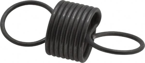 Made in USA - 3/4" OD, 13.07 Lb Max Load, 3.23" Max Ext Len, 0.062" Wire Diam Spring - 9.23 Lb/In Rating, 1.65 Lb Init Tension, 2" Free Length - Exact Tooling