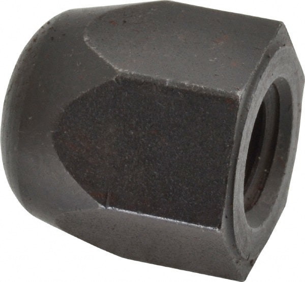 Morton Machine Works - 5/8-11" UNC, 1-1/16" Width Across Flats, Black Oxide Finish, Steel Acorn Nut - 1-3/16" Overall Height, TCMAI - Exact Tooling