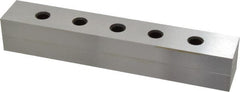 Value Collection - 6" Long x 1" High x 1/2" Thick, Tool Steel Two Face Parallel - 0.0003" Parallelism, Sold as Individual - Exact Tooling
