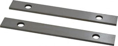 Value Collection - 6" Long x 3/4" High x 1/8" Thick, Tool Steel Parallel - 0.0002" Parallelism, Sold as Matched Pair - Exact Tooling