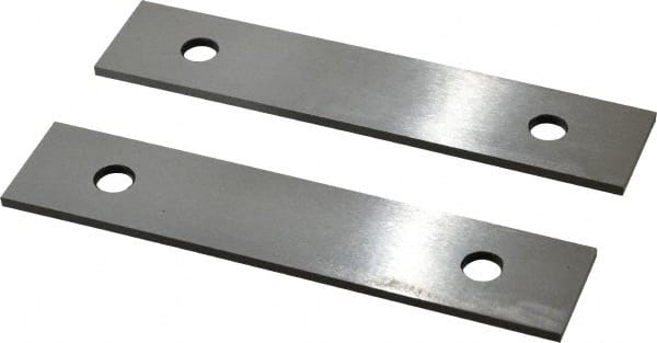 Value Collection - 6" Long x 1-1/4" High x 1/8" Thick, Tool Steel Parallel - 0.0002" Parallelism, Sold as Matched Pair - Exact Tooling