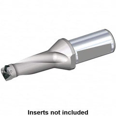 Kennametal - 48.5mm Max Drill Depth, 2.5xD, 23mm Diam, Indexable Insert Drill - 2 Inserts, 20mm Shank Diam, Whistle Notch Shank - Exact Tooling