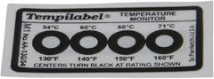 Tempil - 54/60/66/71°C Temp Indicating Label - Exact Tooling