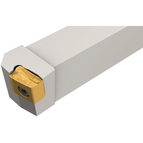 Iscar - SLLN, Left Hand Cut, 1" Shank Height x 1" Shank Width, Positive Rake Indexable Turning Toolholder - 6" OAL, LNMX Insert Compatibility, Series FeedTurn - Exact Tooling