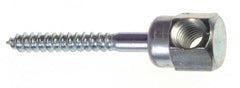 ITW Buildex - 3/8" Zinc-Plated Steel Horizontal (Cross Drilled) Mount Threaded Rod Anchor - 5/8" Diam x 2" Long, 1,725 Lb Ultimate Pullout, For Use with Wood - Exact Tooling