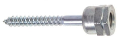 ITW Buildex - 1/4" Zinc-Plated Steel Vertical (End Drilled) Mount Threaded Rod Anchor - 5/8" Diam x 1-1/2" Long, 970 Lb Ultimate Pullout, For Use with Steel - Exact Tooling