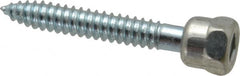 ITW Buildex - 3/8" Zinc-Plated Steel Vertical (End Drilled) Mount Threaded Rod Anchor - 5/8" Diam x 2-1/2" Long, 2,113 Lb Ultimate Pullout, For Use with Wood - Exact Tooling