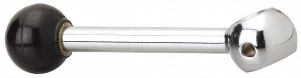 Gibraltar - 1 Offset Arm, 1/4" Hole, Reamed Clamping Handle - 5/8" Hub Diam, 3/4" Ball Diam - Exact Tooling