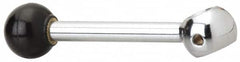 Gibraltar - 1 Offset Arm, 5/16" Hole, Reamed Clamping Handle - 25/32" Hub Diam, 13/16" Ball Diam - Exact Tooling