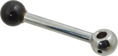 Gibraltar - 1 Offset Arm, 3/8" Hole, Reamed Clamping Handle - 1" Hub Diam, 15/16" Ball Diam - Exact Tooling