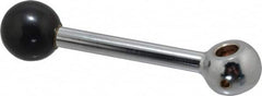 Gibraltar - 1 Offset Arm, 1/2" Hole, Reamed Clamping Handle - 1-1/4" Hub Diam, 1-1/4" Ball Diam - Exact Tooling