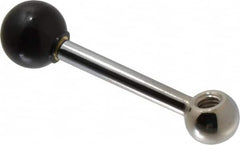 Gibraltar - 1 Offset Arm, 3/8-16" Hole, Tapped Clamping Handle - 25/32" Hub Diam, 13/16" Ball Diam - Exact Tooling