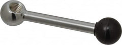 Gibraltar - 1 Offset Arm, 1/2-13" Hole, Tapped Clamping Handle - 1" Hub Diam, 15/16" Ball Diam - Exact Tooling