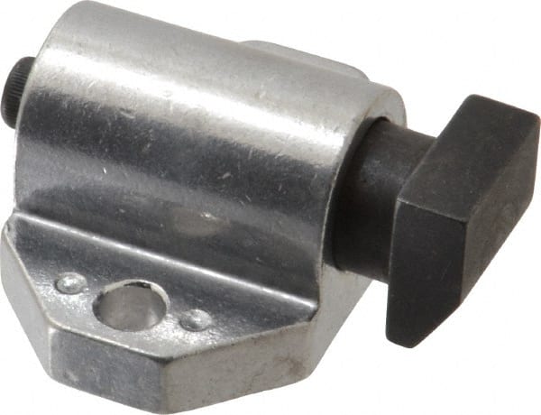 Gibraltar - 2" Body Width x 1-3/8" Body Len, 1/4" Stroke Len, 1-1/2" Btw Mt Hole Ctrs, 1-7/32" Btw Mt Hole & Edge, Tangless Square Spring Locating Stop - 32 Lb Mid End Force, 3/4" Stop Head Width x 3/4" Stop Head Height - Exact Tooling