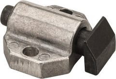 Gibraltar - 7/8" Body Width x 11/16" Body Len, 1/8" Stroke Len, 21/32" Btw Mt Hole Ctrs, 19/32" Btw Mt Hole & Edge, Tangless Square Spring Locating Stop - 10 Lb Mid End Force, 3/8" Stop Head Width x 3/8" Stop Head Height - Exact Tooling