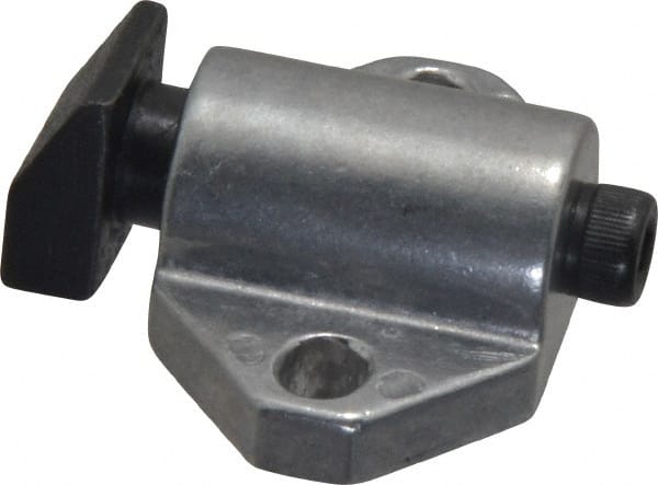 Gibraltar - 1-1/2" Body Width x 1" Body Len, 3/16" Stroke Len, 1-1/8" Btw Mt Hole Ctrs, 7/8" Btw Mt Hole & Edge, Tangless Square Spring Locating Stop - 14 Lb Mid End Force, 5/8" Stop Head Width x 5/8" Stop Head Height - Exact Tooling