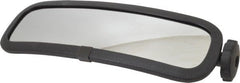 Made in USA - Indoor & Outdoor Convex Safety, Traffic & Inspection Mirrors - Glass Lens, 4" High - Exact Tooling