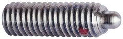 TE-CO - Threaded Spring Plungers Thread Size: 1/2-13 Thread Length (Inch): 1-1/4 - Exact Tooling