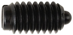 TE-CO - 5/16-18, 9/16" Thread Length, 1/12" Plunger Projection, Steel Threaded Spring Plunger - Exact Tooling