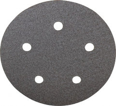 Norton - 5" Diam, 80 Grit, Aluminum Oxide Hook & Loop Disc - Medium Grade, Coated, B Weight Paper Backing, Series A275 - Exact Tooling