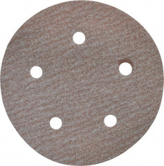 Norton - 5" Diam, 150 Grit, Aluminum Oxide Hook & Loop Disc - Very Fine Grade, Coated, B Weight Paper Backing, Series A275 - Exact Tooling