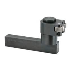 Knurlcraft - RH Cut, Diamond & Straight, 1" Wide 3/4" High x 5" Long Rectangle Shank, Self Centering Bump Knurlers - 2 Knurls Required (Included), 3/4" Diam x 3/8" Wide Face, 1/4" Hole Diam, Series E - Exact Tooling