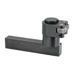 Knurlcraft - RH Cut, Diamond & Straight, 1" Wide 3/4" High x 5" Long Rectangle Shank, Self Centering Bump Knurlers - 2 Knurls Required (Included), 3/4" Diam x 3/8" Wide Face, 1/4" Hole Diam, Series E - Exact Tooling